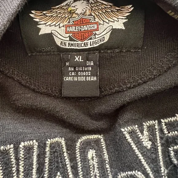 Harley-Davidson Motorcycles- Pullover V-Neck Sweatshirt - Size XL